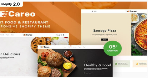 Careo - Fast Food & Restaurant Shopify 2.0 Theme