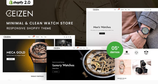 Ceizen - Minimal & Clean Watch Store Shopify Theme