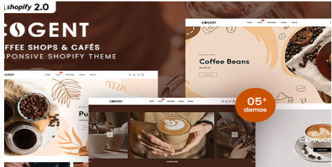 Cogent - Coffee Shops & Cafés Shopify 2.0 Theme