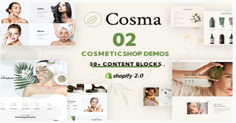 Cosma - Best Beauty Cosmetic Shopify 2.0 Theme