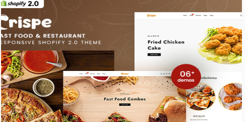 Crispe - Fast Food & Restaurant Shopify 2.0 Theme