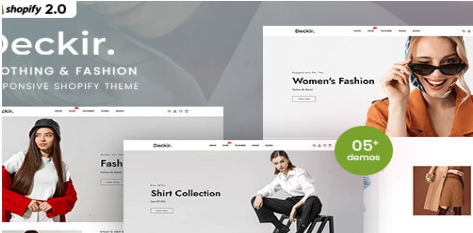Deckir - Clothing & Fashion Shopify 2.0 Theme