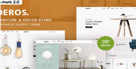 Deros - Furniture & Decor Responsive Shopify Theme