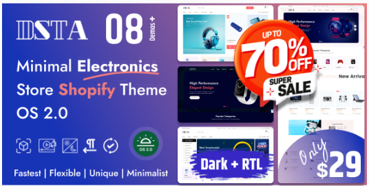 Dsta- Minimal eCommerce Store Shopify Theme