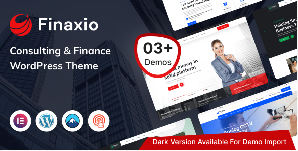 Finaxio - Consulting & Finance WordPress Theme