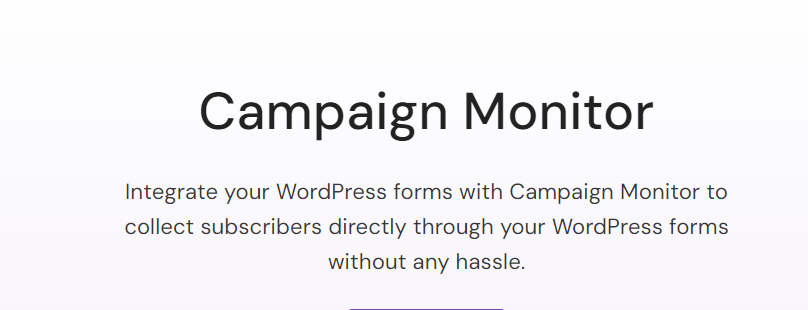Everest Forms – Campaign Monitor