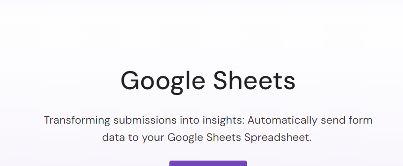 Everest Forms – Google Sheets