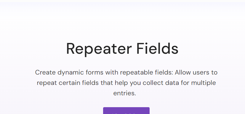 Everest Forms – Repeater Fields
