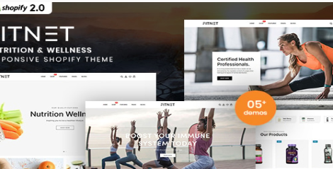 Fitnet - Nutrition & Wellness Shopify Theme