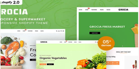 Grocia - Grocery & Supermarket Shopify 2.0 Theme