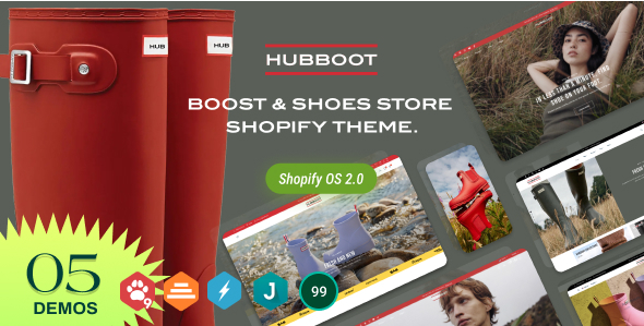 HUBBOOT - Boost & Shoes Store Shopify Theme OS