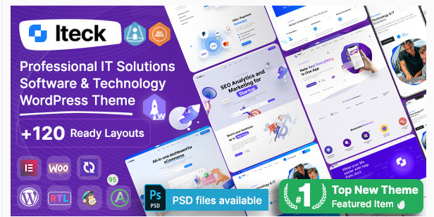 Iteck Software and Technology WordPress Theme