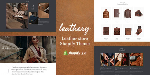 Leathery - Handcrafted Leather Store Theme