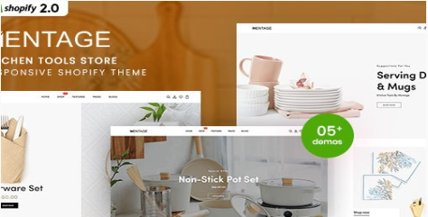 Mentage - Kitchen Tools Responsive Shopify Theme