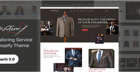 MrTevor - Blazer Clothing and Fashion ShopifyTheme