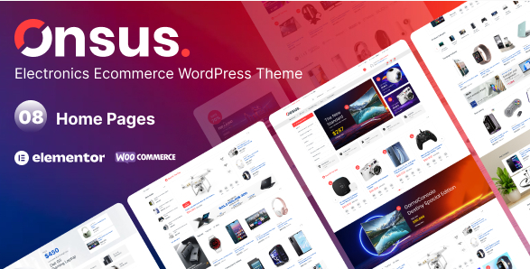 Onsus - Electronics E-commerce WordPress Theme