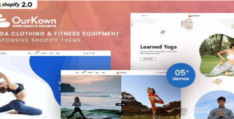 Ourkown - Yoga Clothing & Fitness Shopify Theme