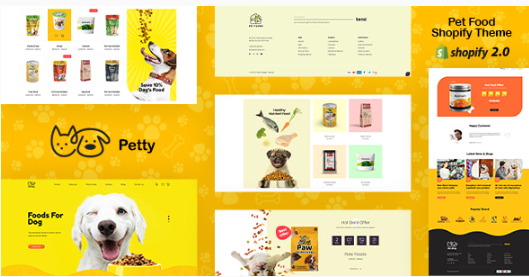 Petty - Pets, Animals & Pet Shop Shopify Theme