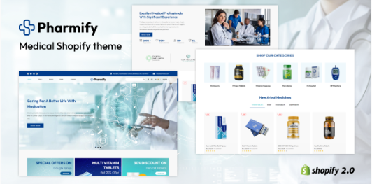 Pharmify - Pharmacy & Medical Store Shopify Theme