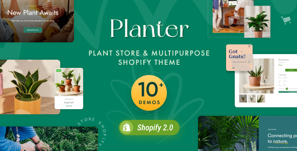 Planter - Multipurpose Sections Shopify Theme