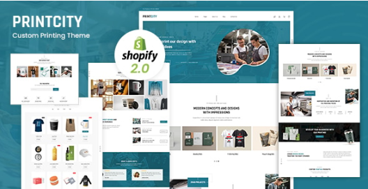 Printcity - Print Shop Shopify Theme
