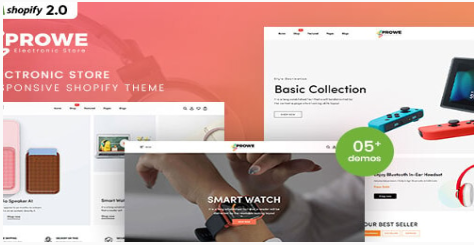 Prowe - Electronic Store Responsive Shopify Theme