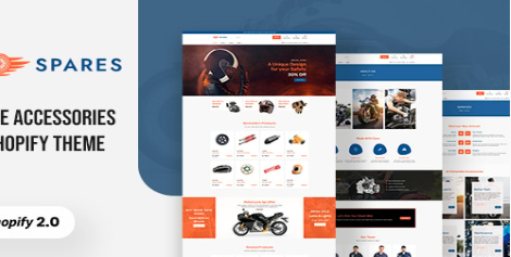 Spares - Car, Auto Parts,Automotive Shopify Theme