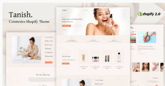 Tanish - Beauty Cosmetics Shopify Theme OS