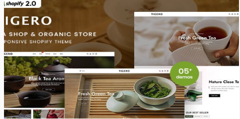 Tigero - Tea Shop & Organic Store Shopify Theme