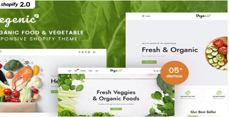 Vegenic - Organic Food Shopify 2.0 Theme