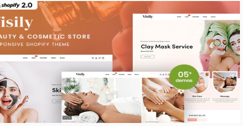Visily - Spa & Cosmetic Beauty Shopify 2.0 Theme