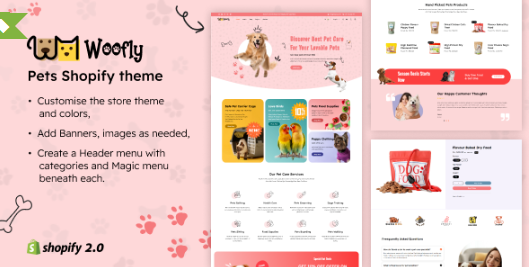 Woofly - Pets Store Shopify Theme