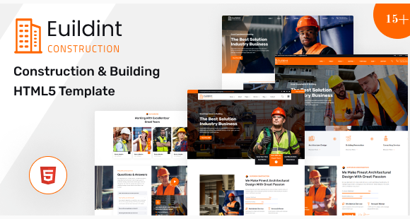 Euildint - Construction & Building HTML5 Template