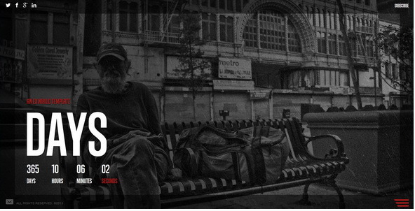 Days || Responsive Coming Soon Page