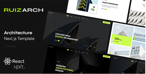 Ruizarch - React Architecture NextJS Template