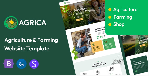 Agrica - Agriculture HTML Template
