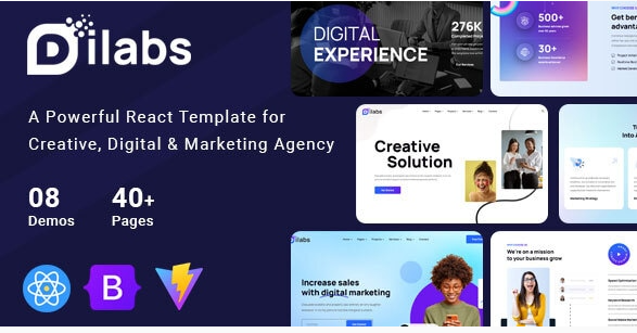 Dilabs - Creative Agency React Template