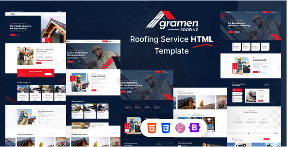 Gramen - Roofing Services HTML Template