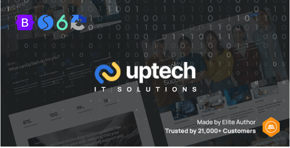 UpTech — IT Solutions, Technology and Services Website Template