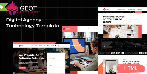 Geot - Digital Agency and Technology HTML Template