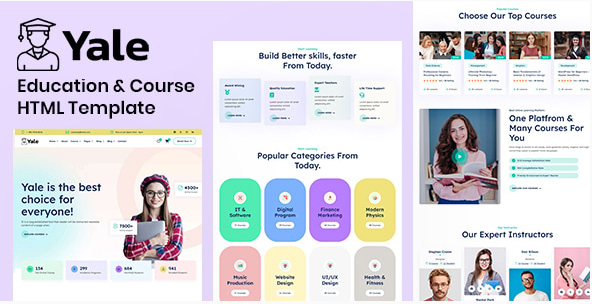 Yale - Education & Online Course HTML Template