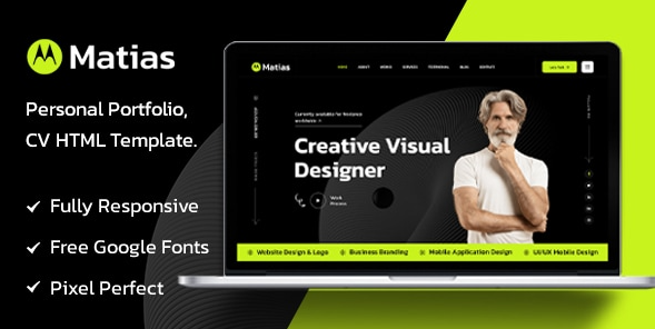 Matias - Personal Portfolio HTML Template