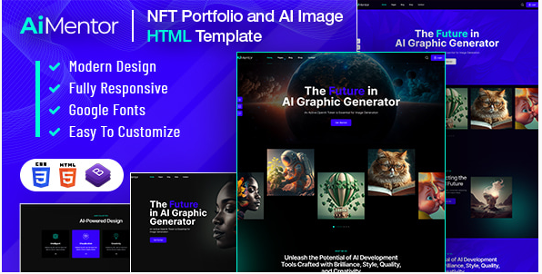 AI Mentor | AI Image Generator HTML Template