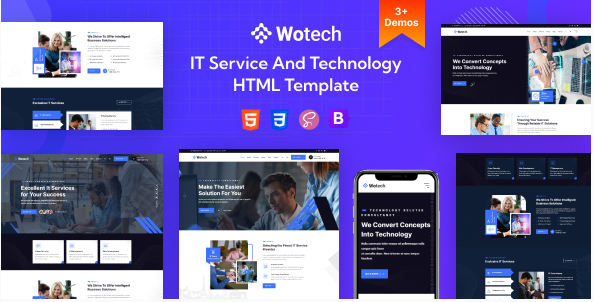 Wotech - IT Service And Business HTML Template