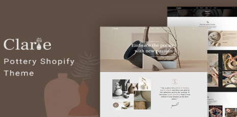 Clarie - Pottery, Crafts Handmade Shopify Theme
