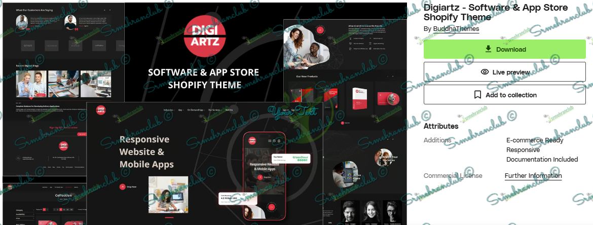 Shopify Software Store Template Digiartz - Software & App Store Shopify Theme