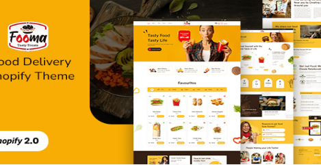 Fooma - Responsive Food Delivery Shopify Theme