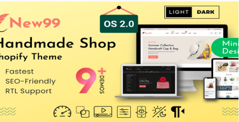 New99 - Handmade Shop eCommerce Shopify Theme