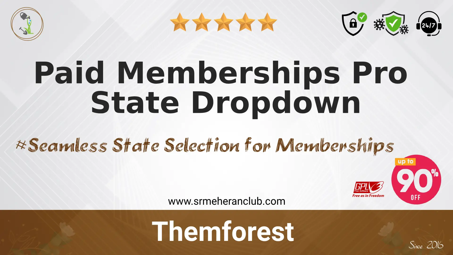 Paid Memberships Pro State Dropdown — Plugin by Themeforest
