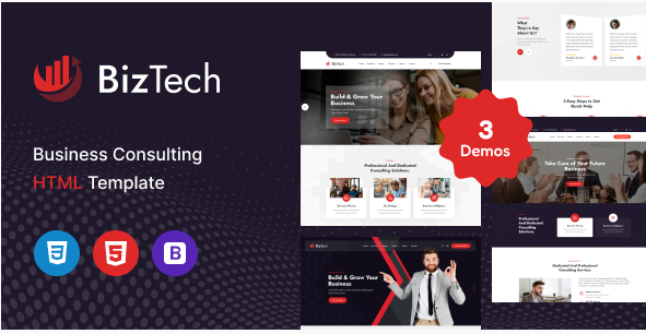 Biztech - Consulting HTML Template